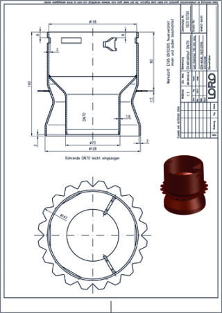 LORO-X Balkondirektablauf LOROWERK - LORO-X Balkondirektablauf