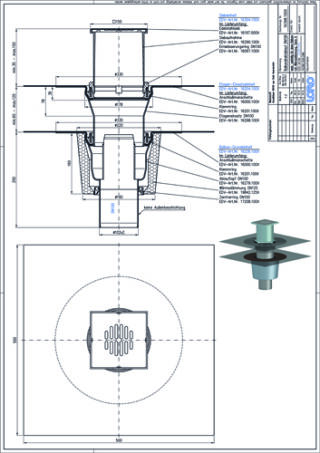 LORO-X Balkondirektablauf LOROWERK - LORO-X Balkondirektablauf