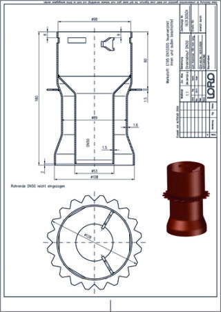 LORO-X Balkondirektablauf LOROWERK - LORO-X Balkondirektablauf