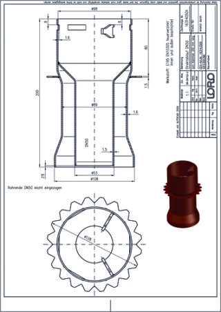 LORO-X Balkondirektablauf LOROWERK - LORO-X Balkondirektablauf
