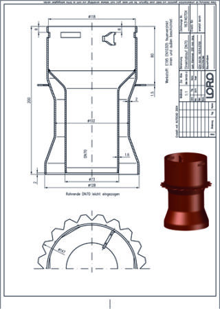 LORO-X Balkondirektablauf LOROWERK - LORO-X Balkondirektablauf