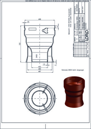 LORO-X Balkondirektablauf LOROWERK - LORO-X Balkondirektablauf