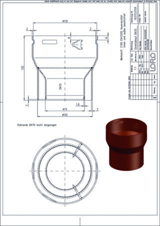 LORO-X Balkondirektablauf LOROWERK - LORO-X Balkondirektablauf