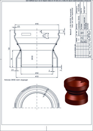 LORO-X Balkondirektablauf LOROWERK - LORO-X Balkondirektablauf
