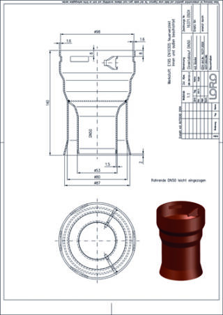 LORO-X Balkondirektablauf LOROWERK - LORO-X Balkondirektablauf