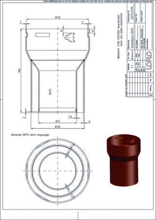 LORO-X Balkondirektablauf LOROWERK - LORO-X Balkondirektablauf
