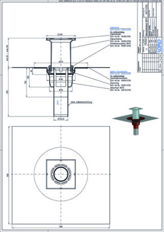 LORO-X Balkondirektablauf LOROWERK - LORO-X Balkondirektablauf