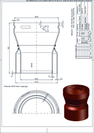 LORO-X Balkondirektablauf LOROWERK - LORO-X Balkondirektablauf