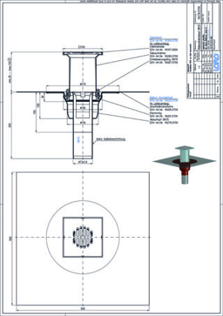 LORO-X Balkondirektablauf LOROWERK - LORO-X Balkondirektablauf
