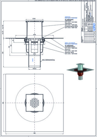 LORO-X Balkondirektablauf LOROWERK - LORO-X Balkondirektablauf