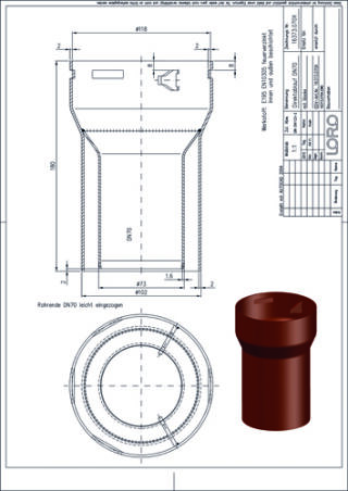LORO-X Balkondirektablauf LOROWERK - LORO-X Balkondirektablauf