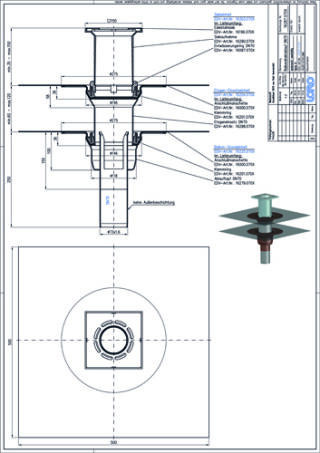 LORO-X Balkondirektablauf LOROWERK - LORO-X Balkondirektablauf