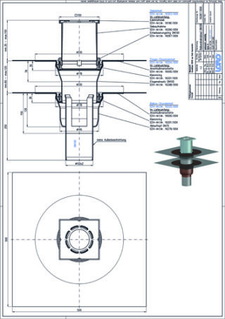 LORO-X Balkondirektablauf LOROWERK - LORO-X Balkondirektablauf