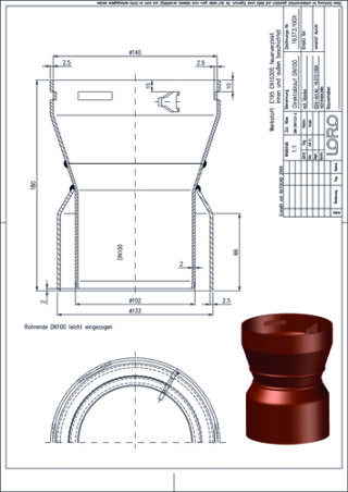 LORO-X Balkondirektablauf LOROWERK - LORO-X Balkondirektablauf
