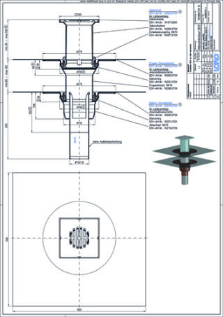 LORO-X Balkondirektablauf LOROWERK - LORO-X Balkondirektablauf