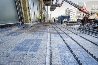 DELTA®-Schutz- und Dränagebahn für genutzte Flachdächer DELTA®-Schutz- und Dränagebahn für genutzte Flachdächer