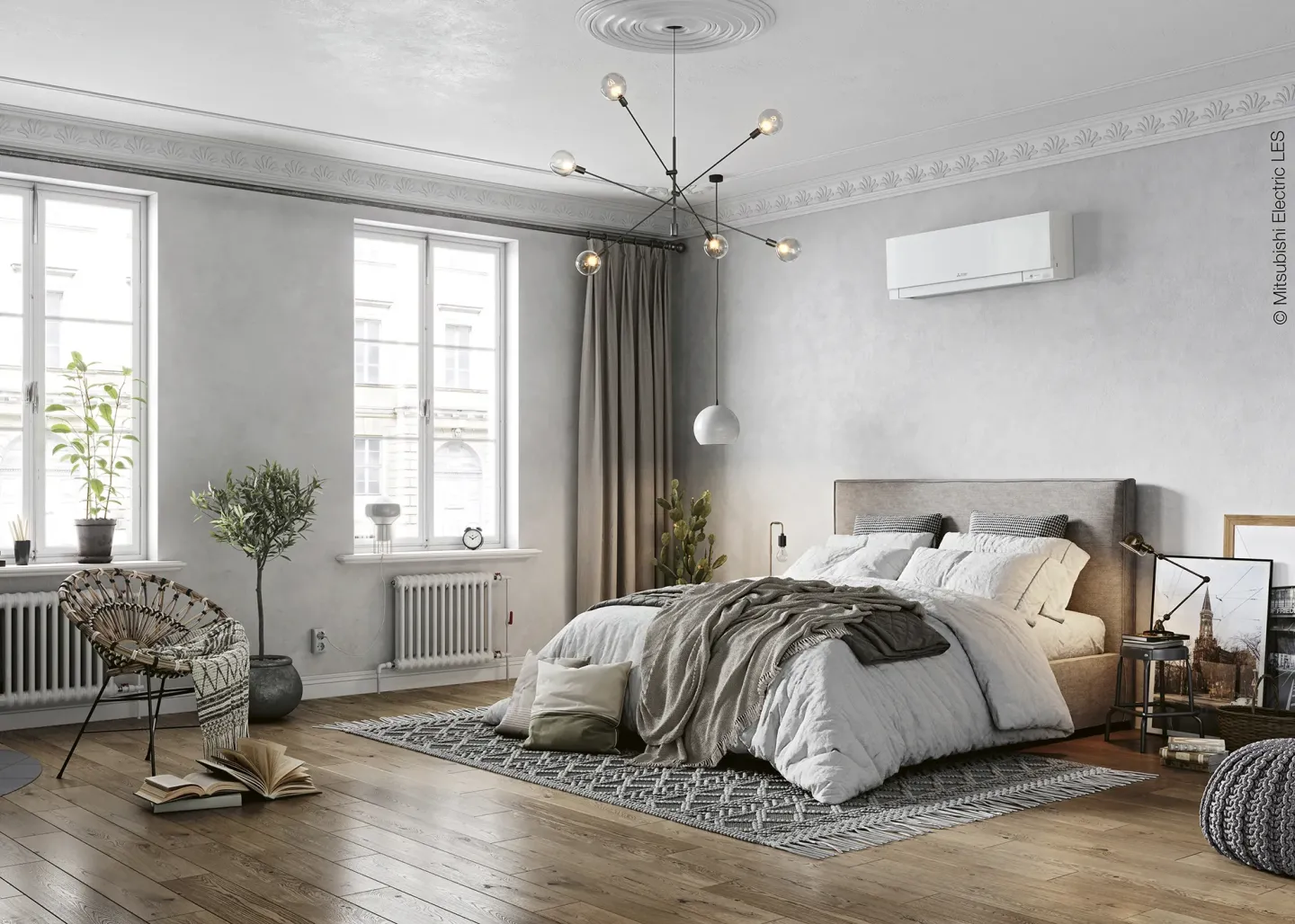 Mitsubishi Electric Raumklimageräte M-Serie für kleine bis mittlere Räume Mitsubishi Electric Raumklimageräte M-Serie für kleine bis mittlere Räume