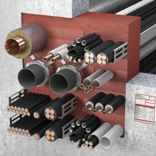 Brandschutzsysteme für Kabel-, Rohr- und Kombiabschottungen Brandschutzsysteme für Kabel-, Rohr- und Kombiabschottungen