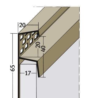 Protektorwerk Florenz Maisch - Protektorwerk Traufenbelüftungsprofil PVC