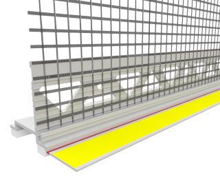 Protektorwerk Anputzdichtleiste mit Schutzlippe und Gewebe Protektorwerk Florenz Maisch - Protektorwerk Anputzdichtleiste mit Schutzlippe und Gewebe (GTIN: 4009230878232, HAN: 115771)