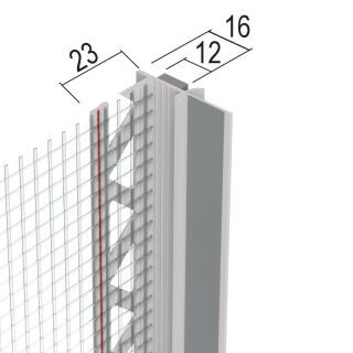 Protektorwerk Anputzdichtleiste mit Schutzlippe, Gewebe für WDV-Systeme Protektorwerk Florenz Maisch - Protektorwerk Anputzdichtleiste mit Schutzlippe, Gewebe für WDV-Systeme