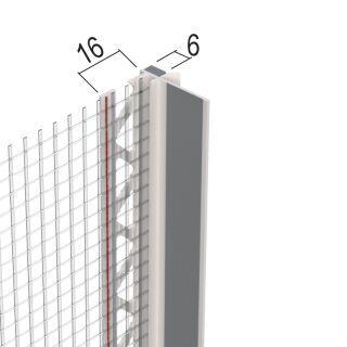 Protektorwerk Anputzdichtleiste mit Schutzlippe, Gewebe für WDV-Systeme Protektorwerk Florenz Maisch - Protektorwerk Anputzdichtleiste mit Schutzlippe, Gewebe für WDV-Systeme