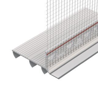 Protektorwerk Sockelanschlussprofil GOK für Wärmedämmung Protektorwerk Florenz Maisch - Protektorwerk Sockelanschlussprofil GOK für Wärmedämmung (GTIN: 4009230878768, HAN: 116008)