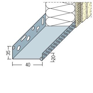 Protektorwerk Sockeltrogprofil für WDV-Systeme Protektorwerk Florenz Maisch - Protektorwerk Sockeltrogprofil für WDV-Systeme