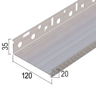 Protektorwerk Sockeltrogprofil für WDV-Systeme Protektorwerk Florenz Maisch - Protektorwerk Sockeltrogprofil für WDV-Systeme