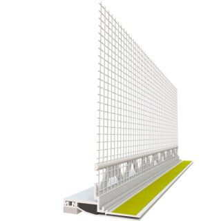 Protektorwerk Anputzdichtleiste mit Schattenfuge, Gewebe für WDV-Systeme Protektorwerk Florenz Maisch - Protektorwerk Anputzdichtleiste mit Schattenfuge, Gewebe für WDV-Systeme