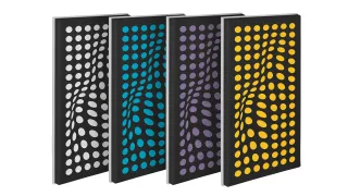 Q-COLOR: Wandabsorber mit Akustikfilzstoff Q-COLOR: Wandabsorber mit Akustikfilzstoff