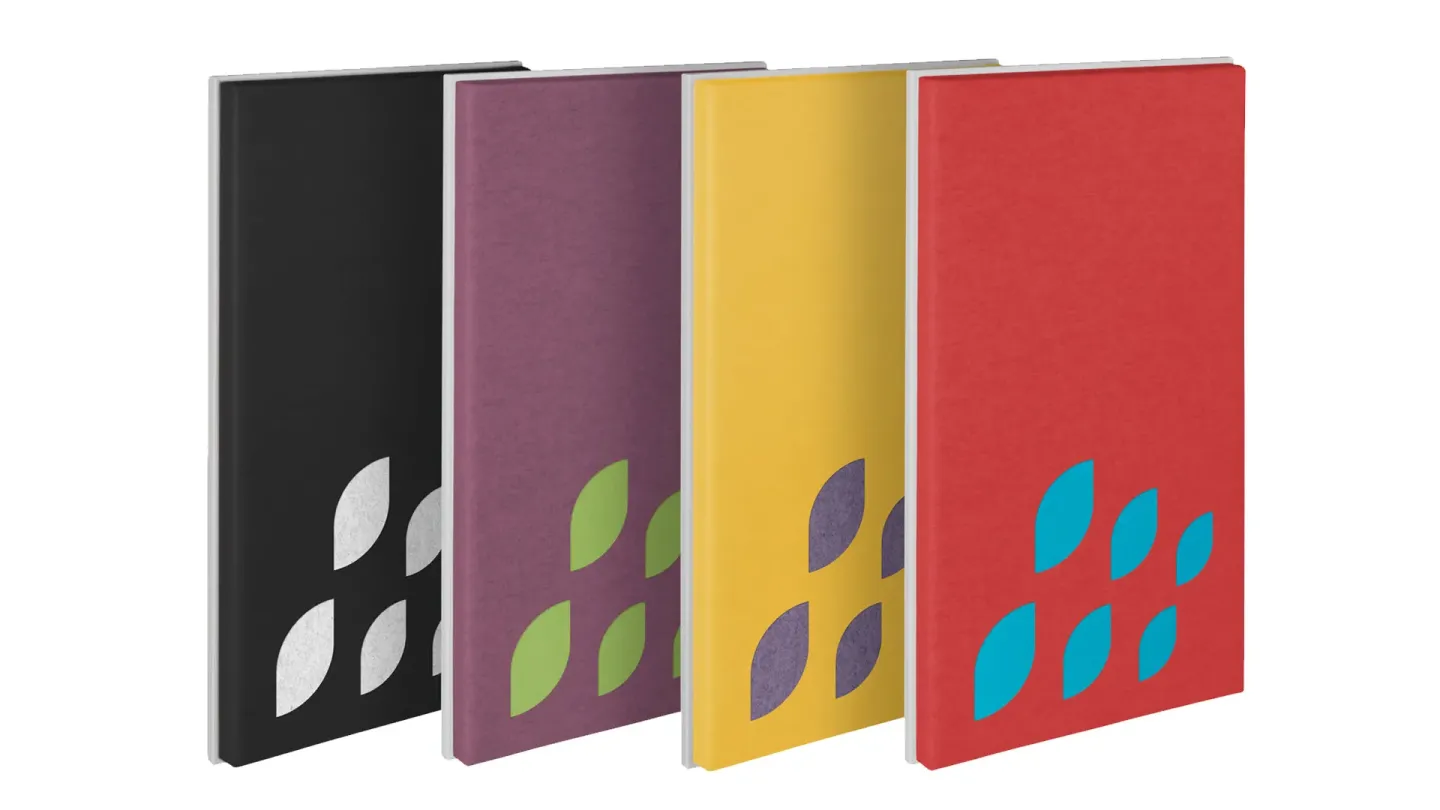 Q-COLOR: Wandabsorber mit Akustikfilzstoff Q-COLOR: Wandabsorber mit Akustikfilzstoff