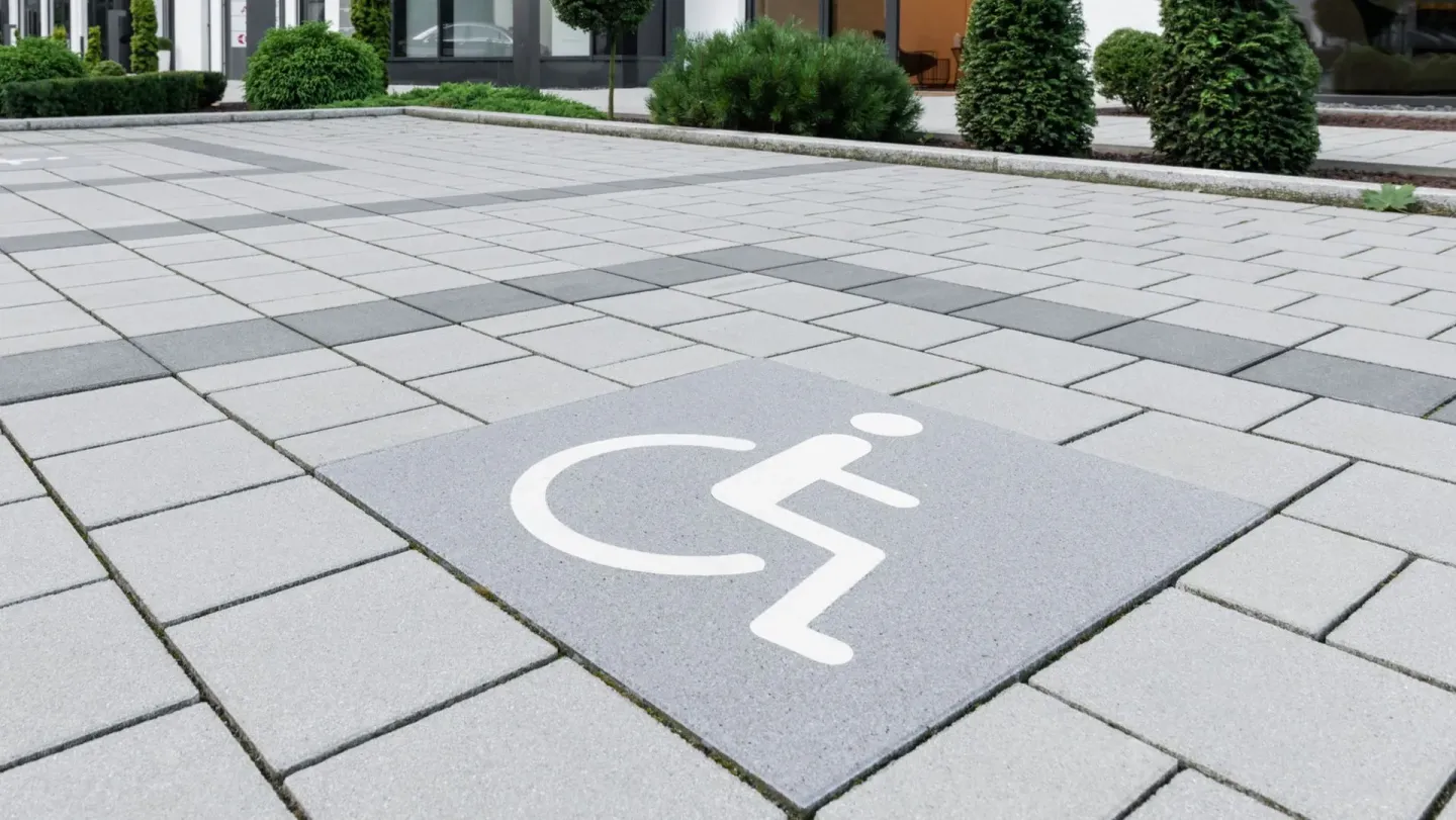 Barrierefreie Flächenbefestigung und Leitsysteme Barrierefreie Flächenbefestigung und Leitsysteme