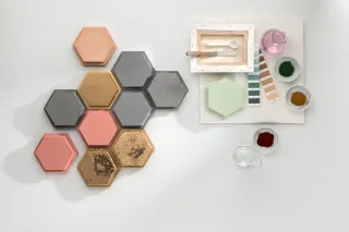 Betonfliesen für Wand und Boden Betonfliesen für Wand und Boden