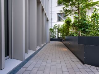 ACO Inotec im Neubau des Alltours Headquarters