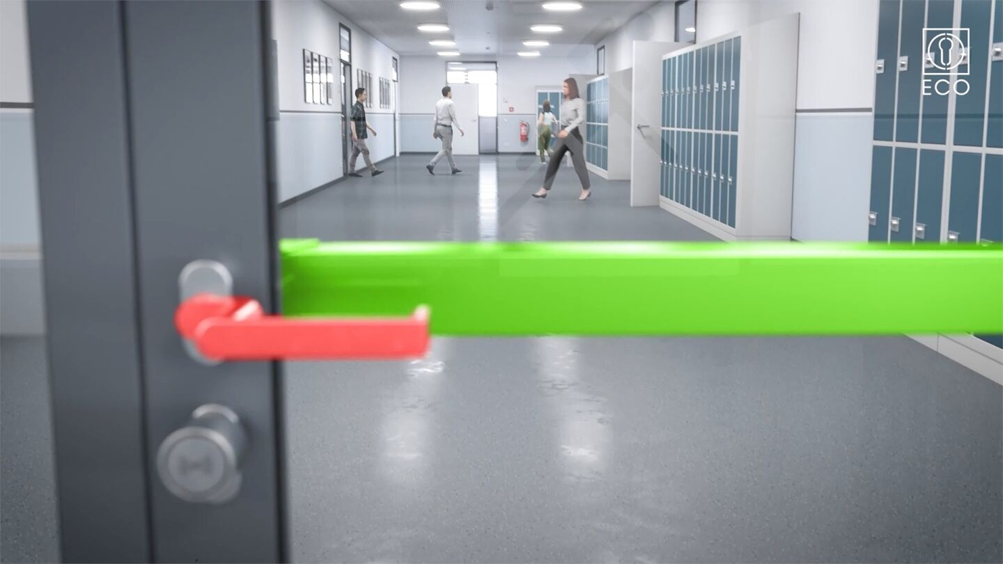 Türschließtechnik gegen Gewaltbedrohungen