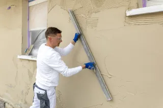 Fassadenputz mit Knauf Sprint Fassadenputz mit Knauf Sprint