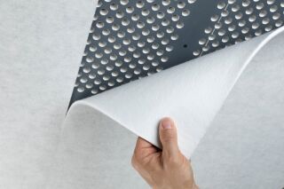 Knauf Cleaneo Klett Akustik, Gipsplatte gelocht + Absorber Knauf Gips - Knauf Cleaneo Klett Akustik, Gipsplatte gelocht + Absorber
