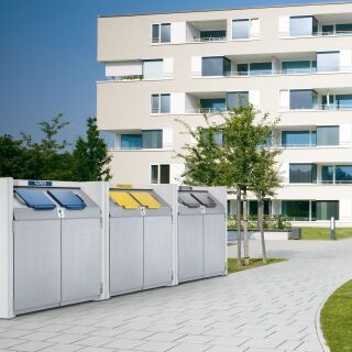 Abfall-Containerboxen für Wohn- und Geschäftshäuser