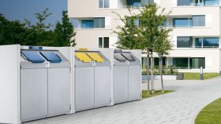 Abfall-Containerboxen für Wohn- und Geschäftshäuser