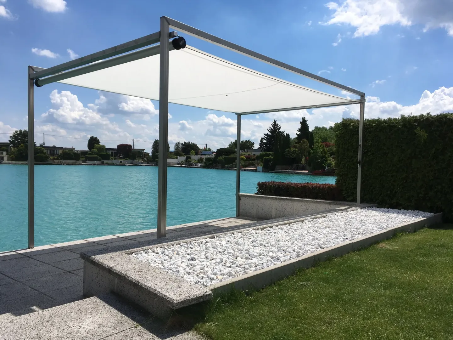 Aufrollbare Sonnensegel Aufrollbare Sonnensegel