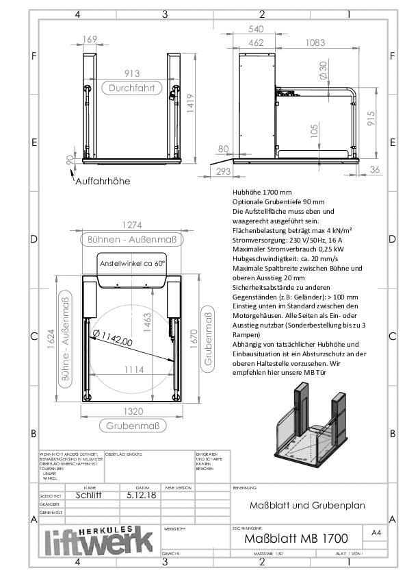 Liftwerk - Hublift MB1700