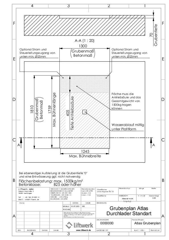 Liftwerk - Plattformlift ATLAS 3000