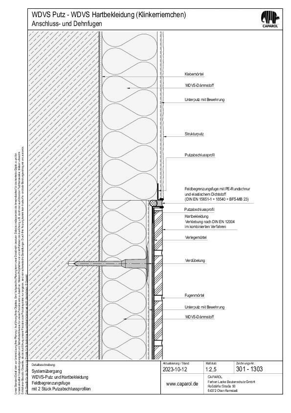 WDVS_Putz - Klinkerriemchen
