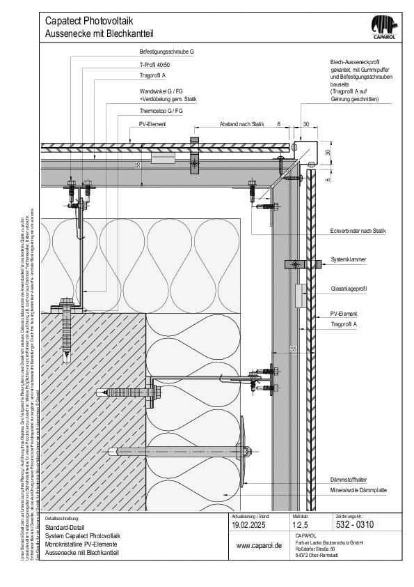 CAPAROL Farben Lacke Bautenschutz - Capatect Photovoltaik-Fassade
