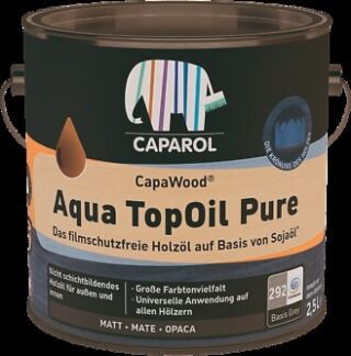 CAPAROL Farben Lacke Bautenschutz - Caparol CapaWood Aqua TopOil Pure (HAN: 21093)
