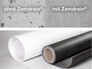 Zemdrain® Schalungsbahn – Verbesserung der Betonoberfläche