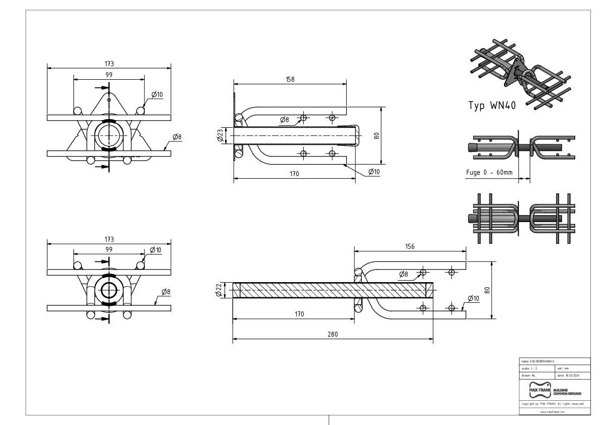 Egcodorn® Querkraftdorn