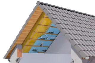ALUJET Dampfbremsen und ALUJET Dampfsperren im Steildach ALUJET Dampfbremsen und ALUJET Dampfsperren im Steildach