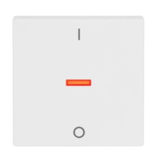 Busch-Jaeger Wippe mit Aufdruck mit kleiner roter Kalotte Busch-Jaeger - Busch-Jaeger Wippe mit Aufdruck mit kleiner roter Kalotte